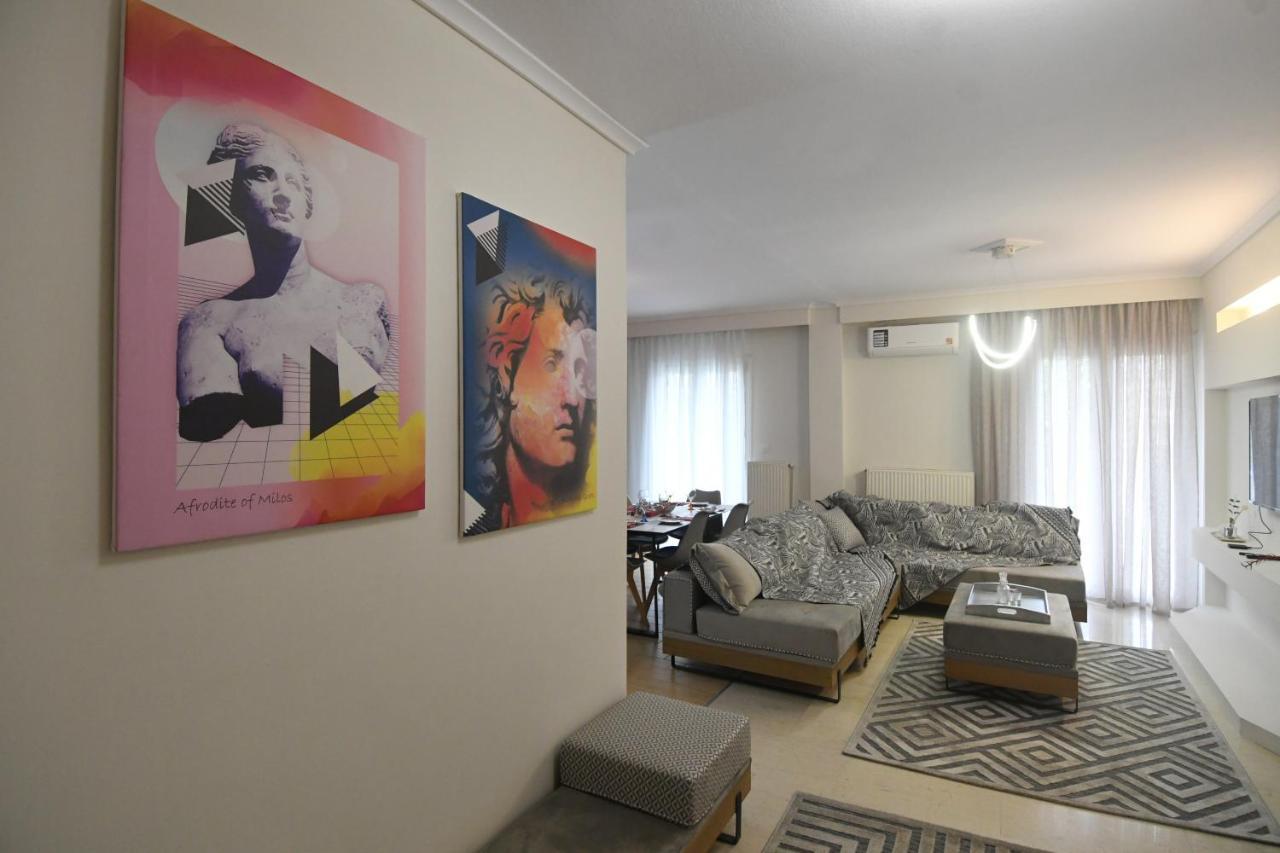 Double A Luxury Apartment Szaloniki Kültér fotó